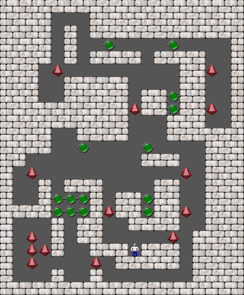 Сокобан More Bugs collections уровень 17